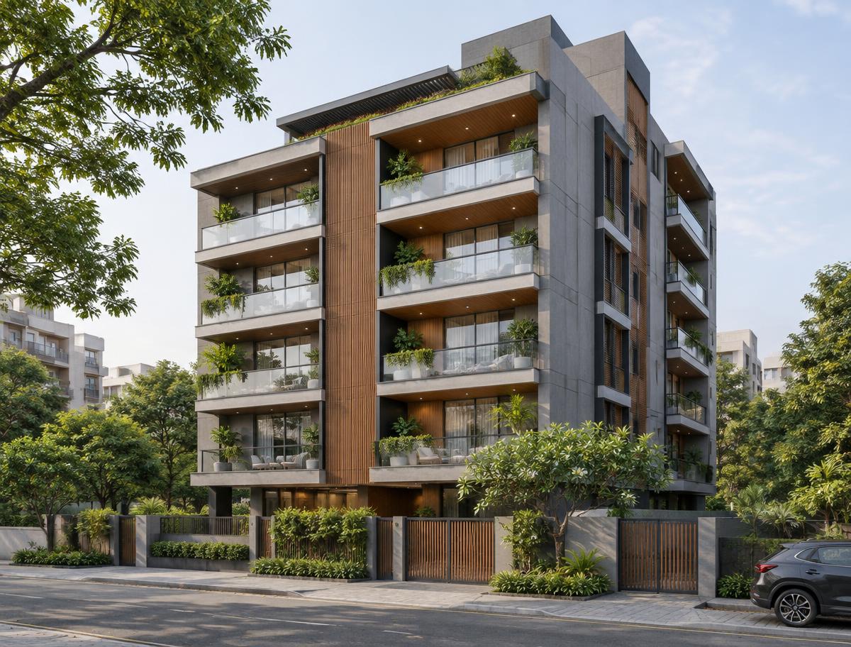 2 BHK Apartment in Vastral, Ahmedabad – illustrative image